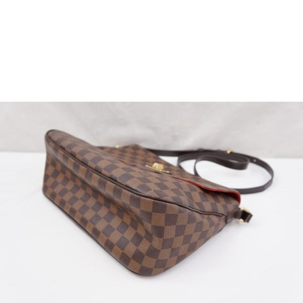 58558 4 Louis Vuitton Busas Roseberry Damier Ebene Tote Bag Brown