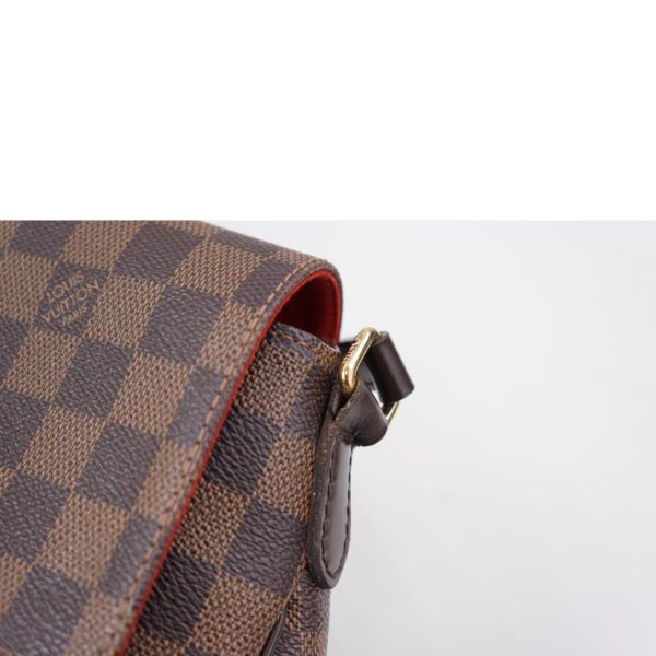 58558 9 Louis Vuitton Busas Roseberry Damier Ebene Tote Bag Brown