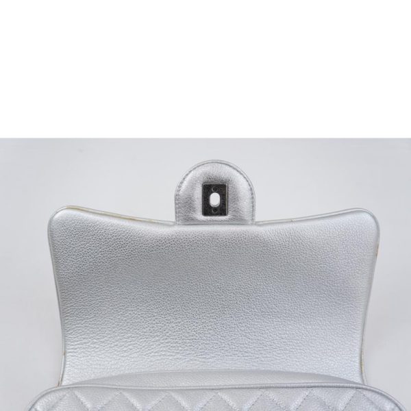 58596 5 Chanel Matelasse Shoulder Silver