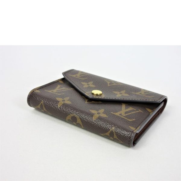 58626 3 Louis Vuitton Victorine Monogram Wallet Brown