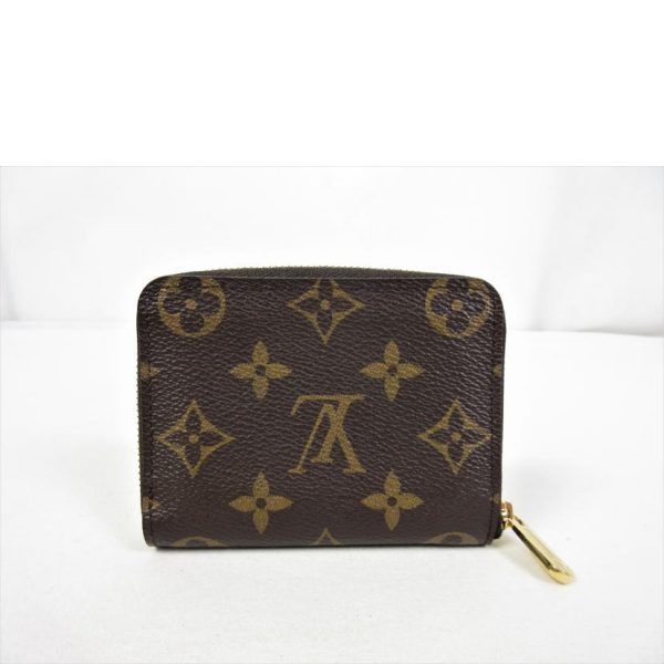 58695 2 Louis Vuitton Zippy Coin Purse Monogram Wallet Brown