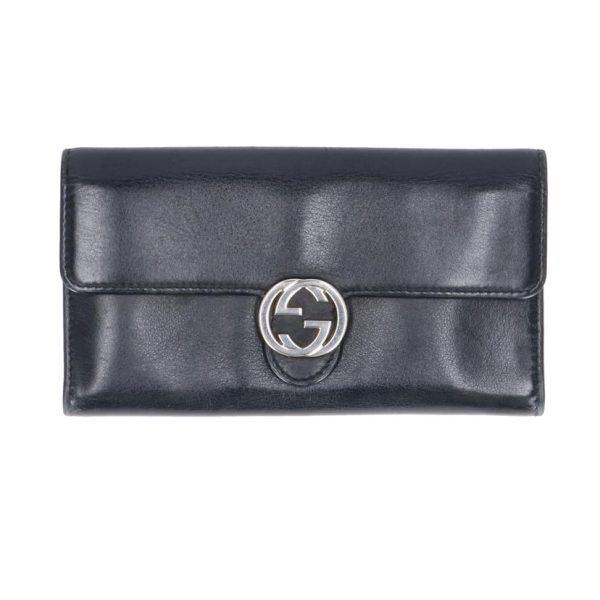 58700 1 Gucci Interlocking G Flap Long Wallet