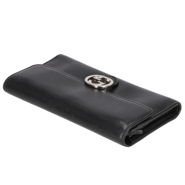 58700 4 Gucci Interlocking G Flap Long Wallet