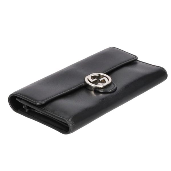 58700 5 Gucci Interlocking G Flap Long Wallet