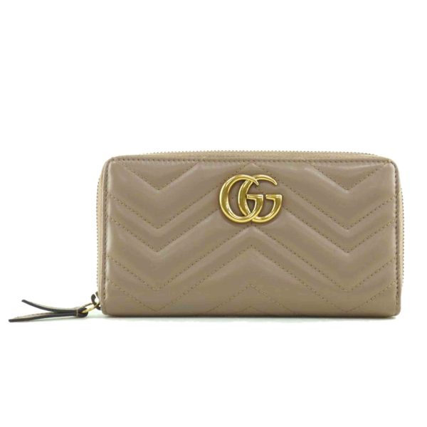 58730 1 GUCCI Round Zipper Long Wallet