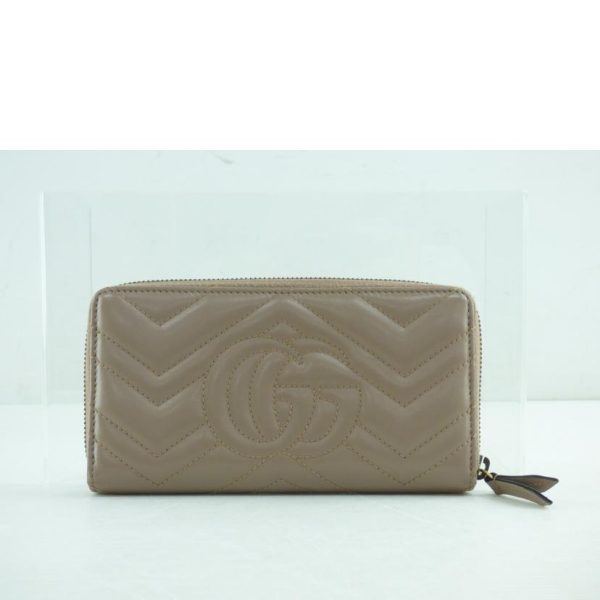 58730 2 GUCCI Round Zipper Long Wallet