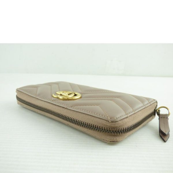 58730 3 GUCCI Round Zipper Long Wallet