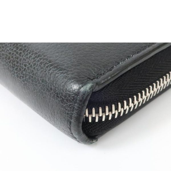 58839 4 Louis Vuitton Lock Me Zippy Wallet Noir Long Wallet Black