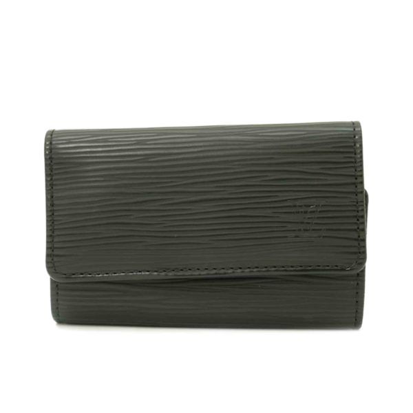 58867 1 Louis Vuitton Multicle 6 Epi Wallet Noir Black