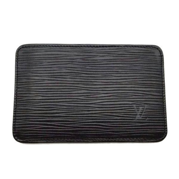 58886 1 Louis Vuitton Card Case Business Card Holder Black