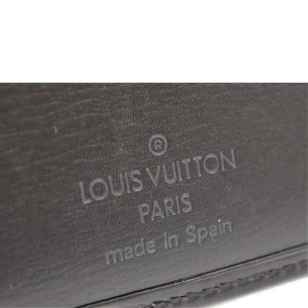 58886 3 Louis Vuitton Card Case Business Card Holder Black