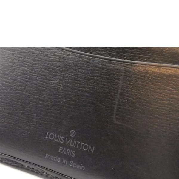 58886 5 Louis Vuitton Card Case Business Card Holder Black