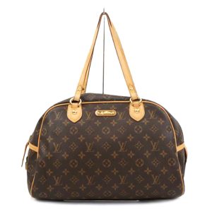 58947 1 Gucci Old Gucci Handbag Interlocking G Sherry Line Brown