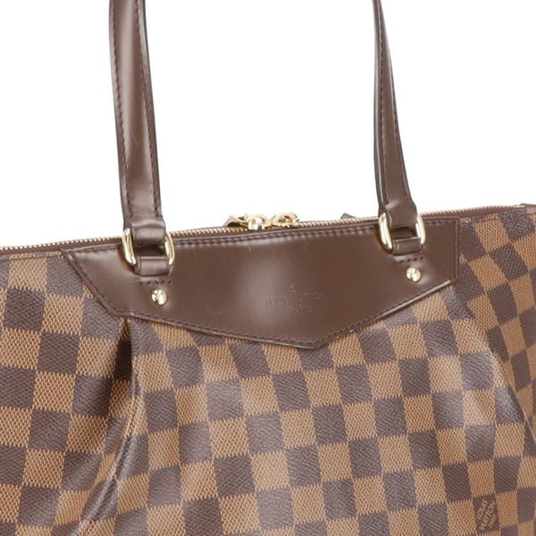 58977 5 Louis Vuitton Westminster Damier Tote Bag Brown