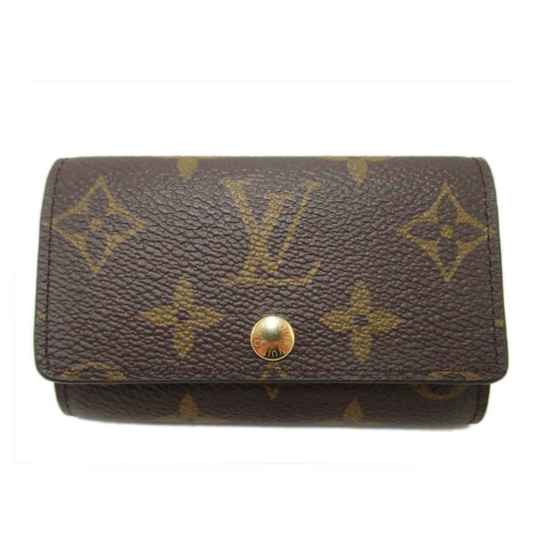 59008 1 Louis Vuitton Multicle 6 Monogram Wallet Brown