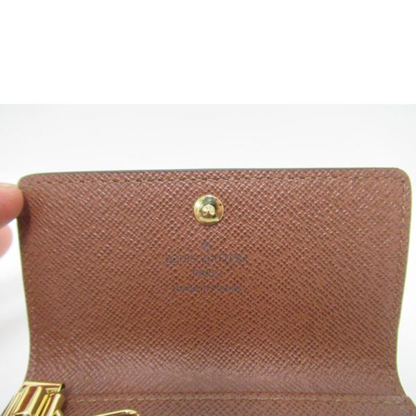 59008 4 Louis Vuitton Multicle 6 Monogram Wallet Brown