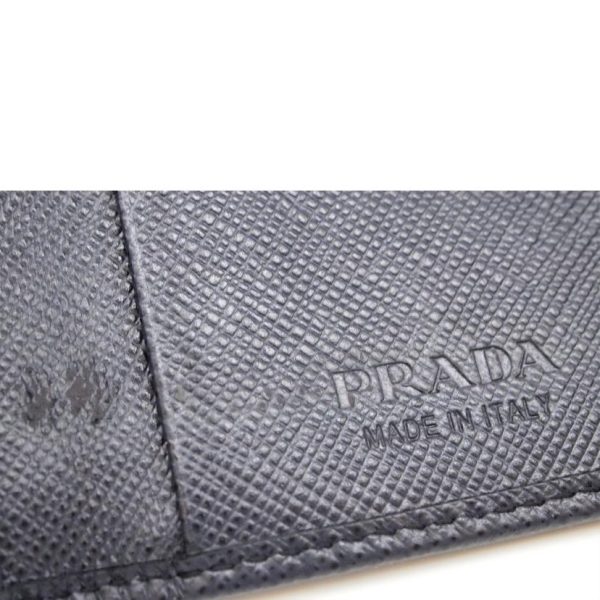 59029 9 PRADA Prada Saffiano 6 Key Case Bag Black