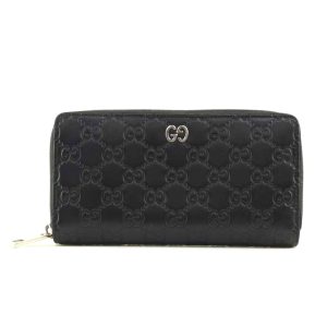 59041 1 Gucci Shoulder Bag GG Canvas Leather Navy