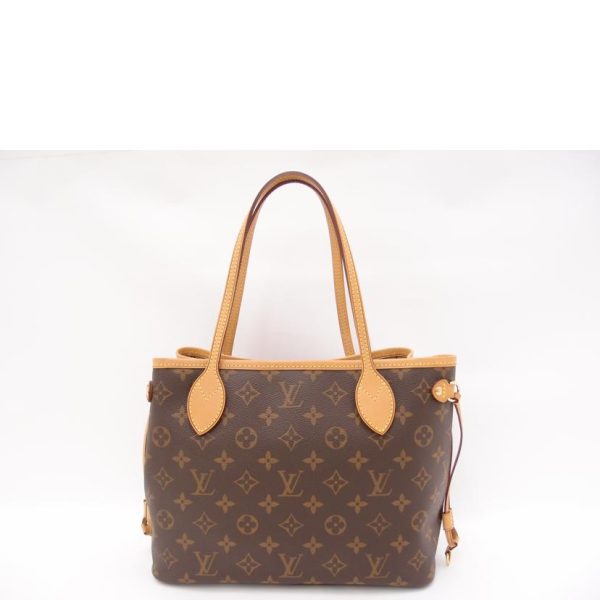 59065 2 Louis Vuitton Neverfull PM Monogram Tote Bag Brown