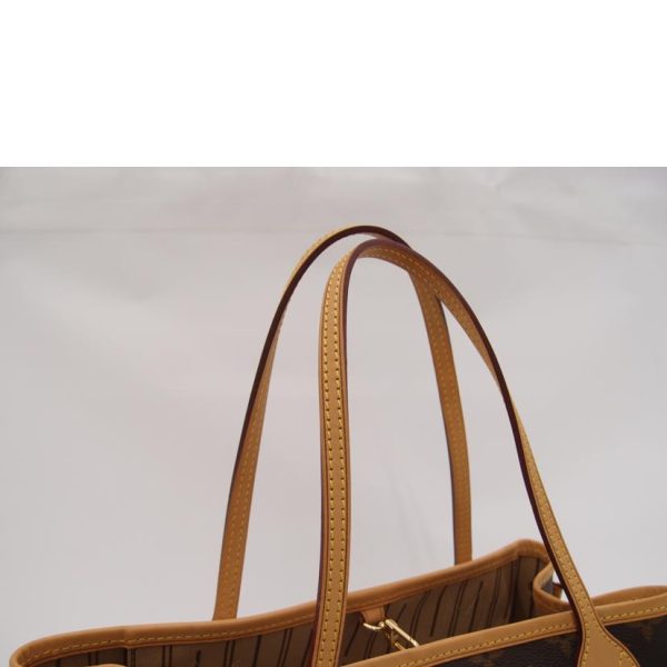 59065 4 Louis Vuitton Neverfull PM Monogram Tote Bag Brown