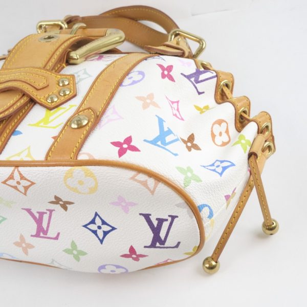 59070350 6 LOUIS VUITTON Theda GM Handbag M92347 Monogram Multicolor FL0044 Belt Hardware