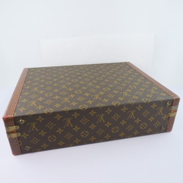 59080339 3 Louis Vuitton President M53012 Monogram Canvas Brown Briefcase