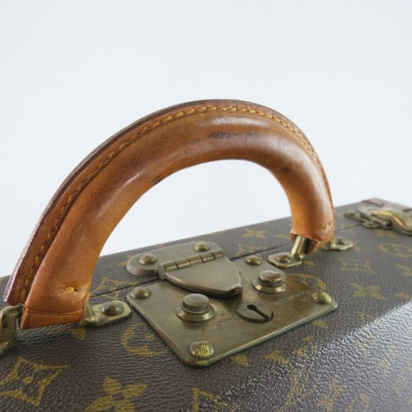 59080339 5 Louis Vuitton President M53012 Monogram Canvas Brown Briefcase