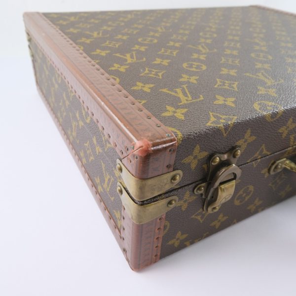 59080339 6 Louis Vuitton President M53012 Monogram Canvas Brown Briefcase