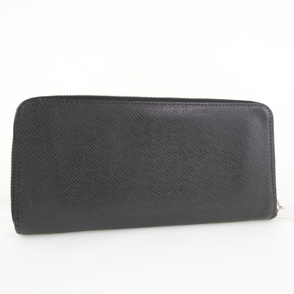 59100302 3 Louis Vuitton Zippy Wallet Vertical M32822 Taiga Black