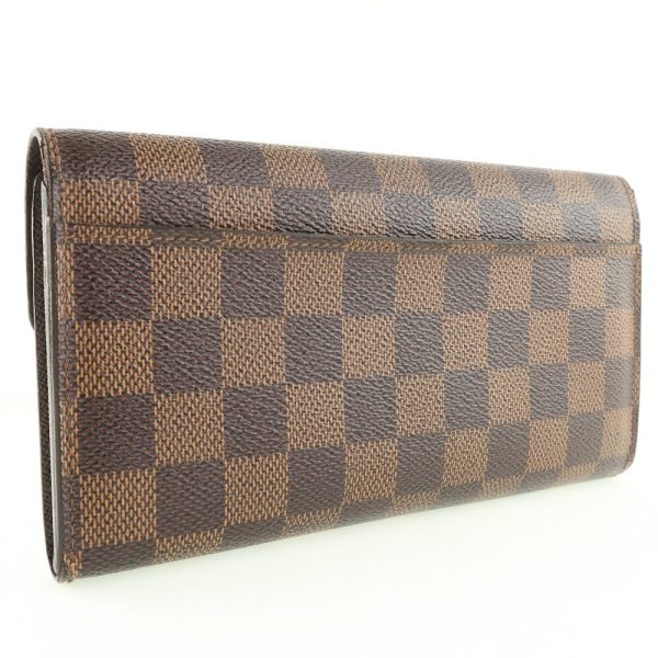 59100376 3 Louis Vuitton Portefeuille Sala N63209 Damier Brown Wallet