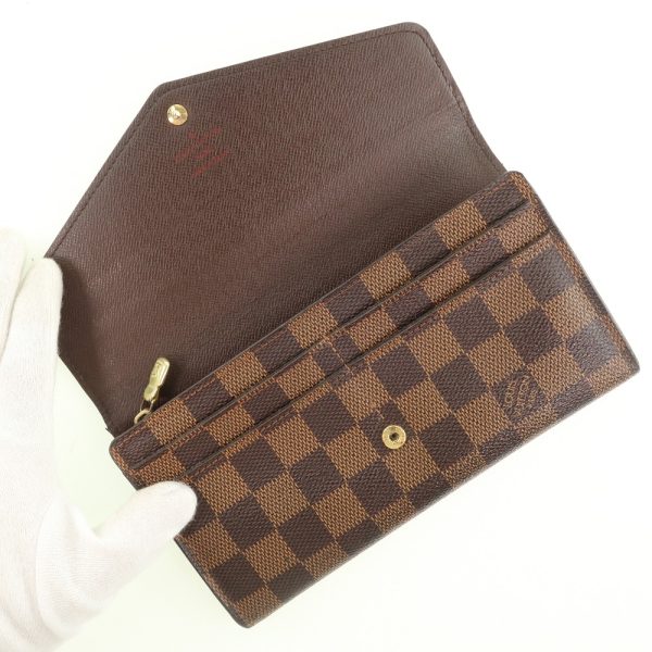 59100376 6 Louis Vuitton Portefeuille Sala N63209 Damier Brown Wallet