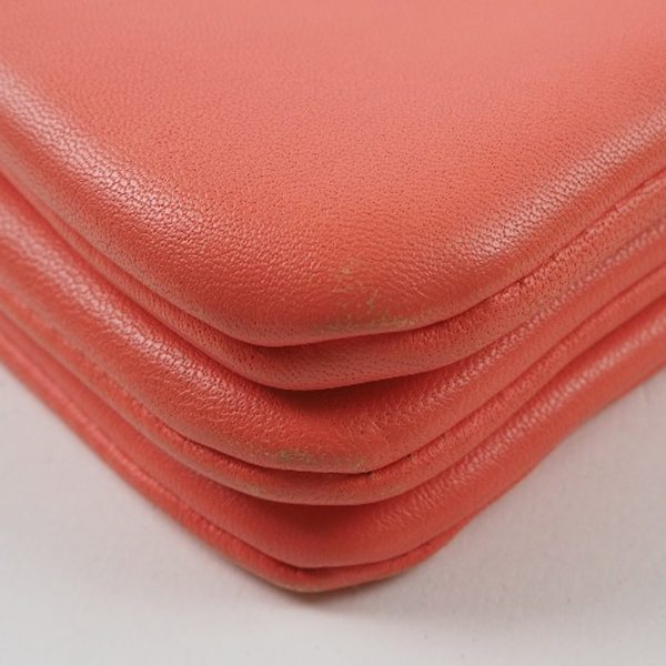 59160410 4 Celine Trios Mall Shoulder Bag Lambskin Coral Pink Crossbody Zipper