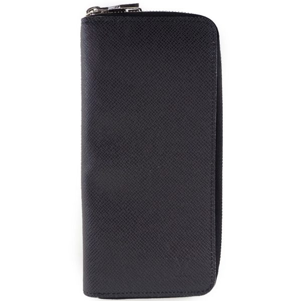 59170451 1 LOUIS VUITTON Zippy wallet long Vertical M32822 Taiga Black