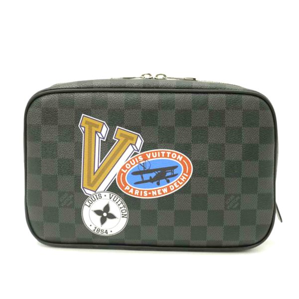 59376 1 Louis Vuitton Zippy XL LV League Wallet Damier Graphite