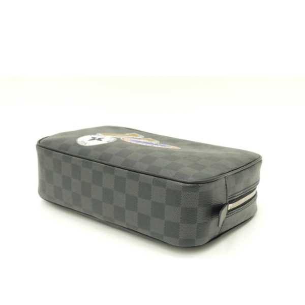 59376 3 Louis Vuitton Zippy XL LV League Wallet Damier Graphite