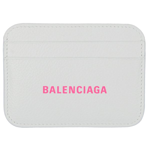 5938121izf39066 1 Balenciaga Card Case Pass Case White