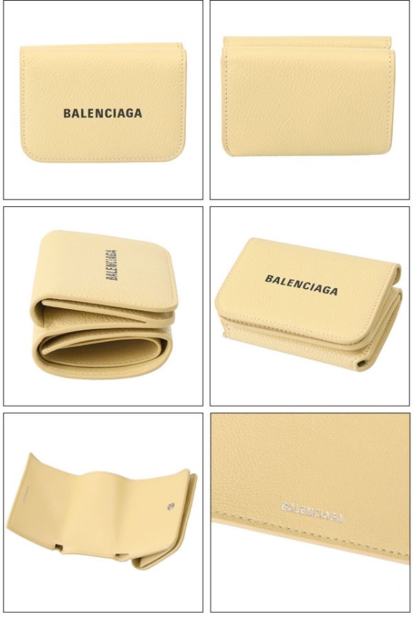 593813 1izi3 7660 2 BALENCIAGA CASH MINI WALLET Mini Wallet Coin Case Yellow