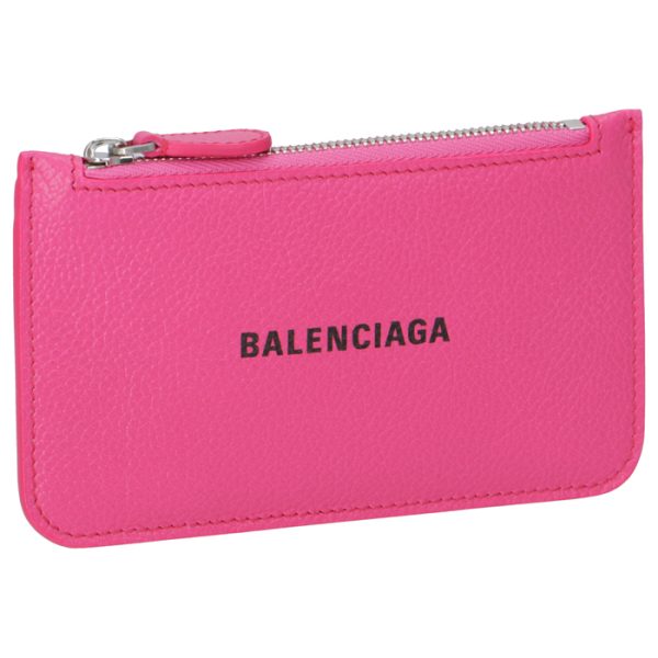 5942141iz435660 Balenciaga Card Holder Coin Case Mini Wallet Pink