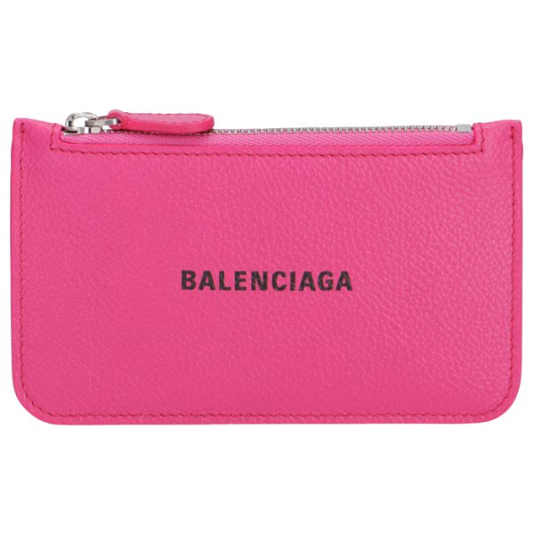 5942141iz435660 1 Balenciaga Card Holder Coin Case Mini Wallet Pink