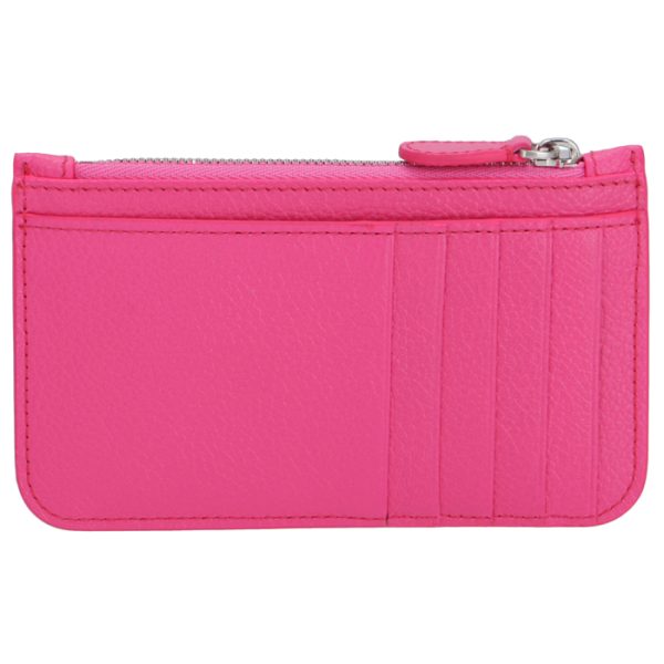 5942141iz435660 2 Balenciaga Card Holder Coin Case Mini Wallet Pink