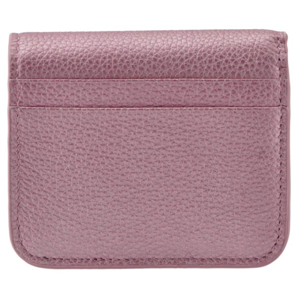 59421615yn36260 2 Balenciaga Logo Bifold Mini Wallet Pink