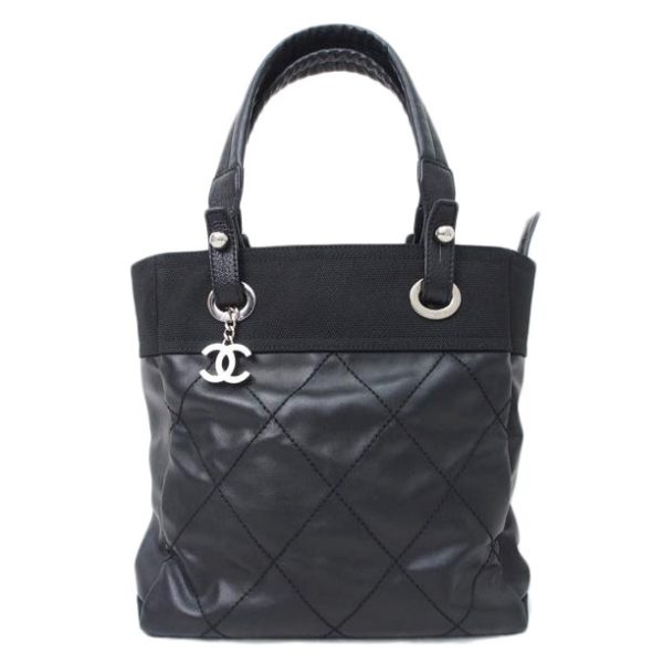 59423 1 Chanel Bali Biarritz Tote Black