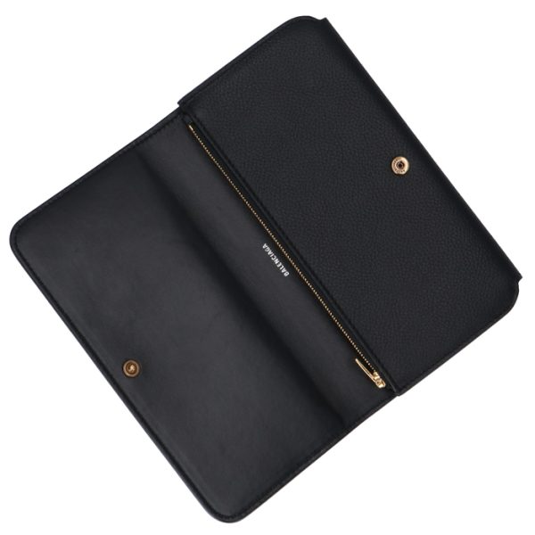 5942891iz4m1090 4 Balenciaga Bifold Long Wallet Black