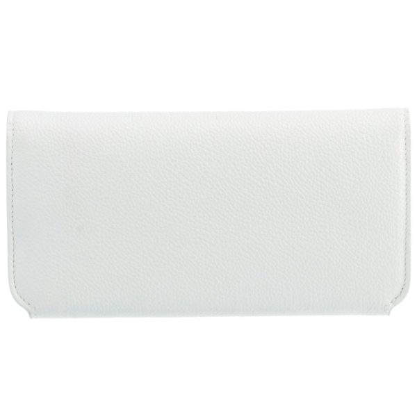 5942891izf39066 2 Balenciaga Bifold Long Wallet White