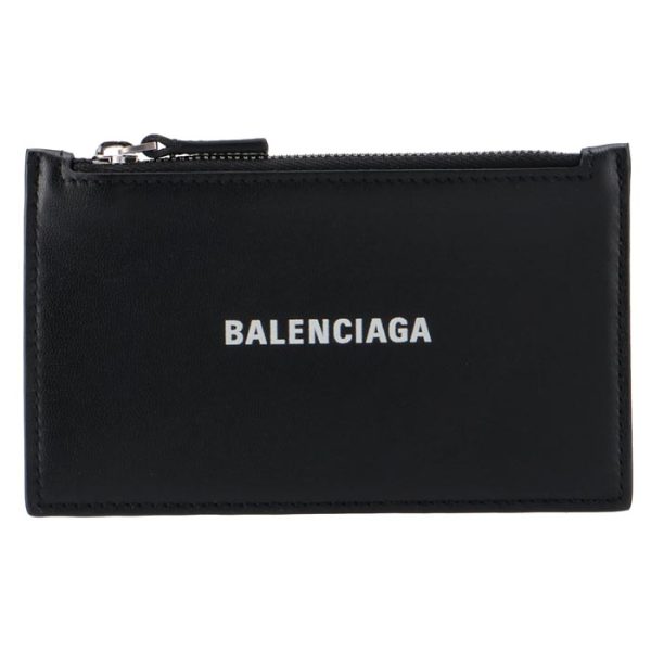 5943111i3531090 1 Balenciaga Card Holder Coin Case Fragment Black