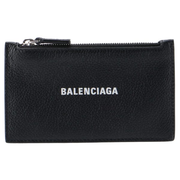 5943111izi31090 1 Balenciaga Card Holder Coin Case Fragment Black