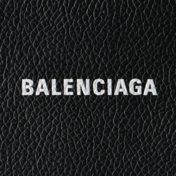 5943111izi31090 3 Balenciaga Card Holder Coin Case Fragment Black