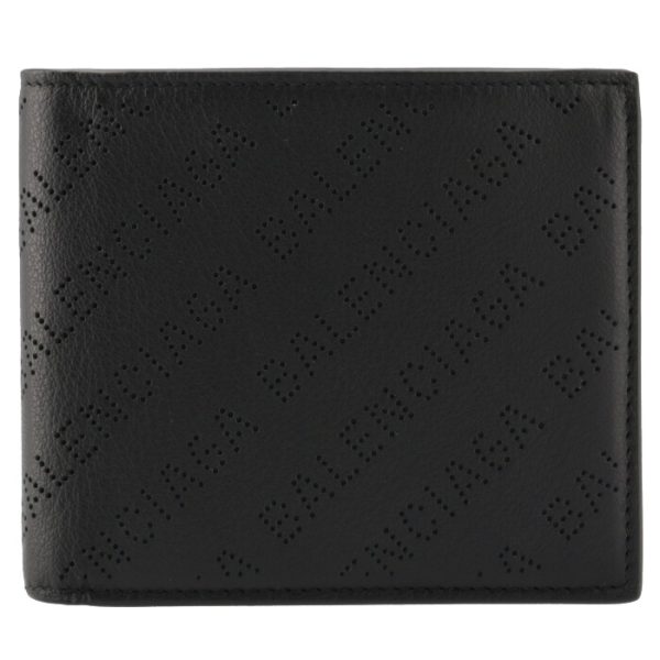 594315d6wzn1000 1 Balenciaga Folding Wallet Black