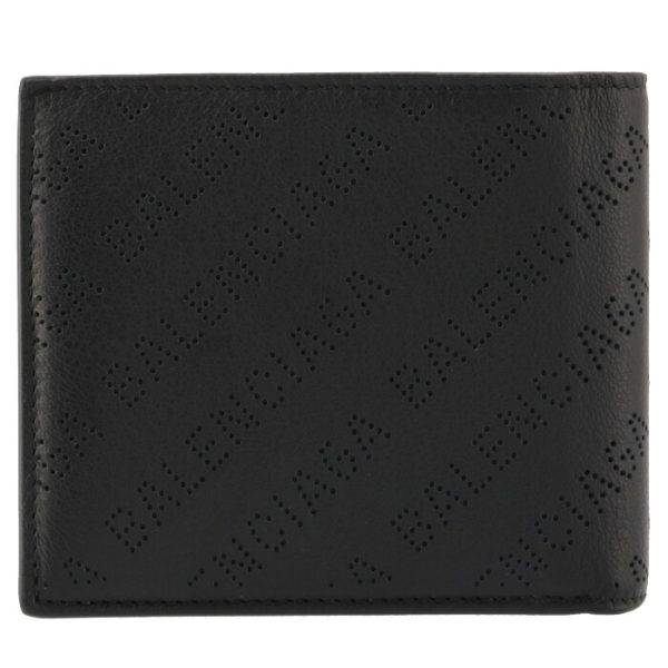 594315d6wzn1000 2 Balenciaga Folding Wallet Black