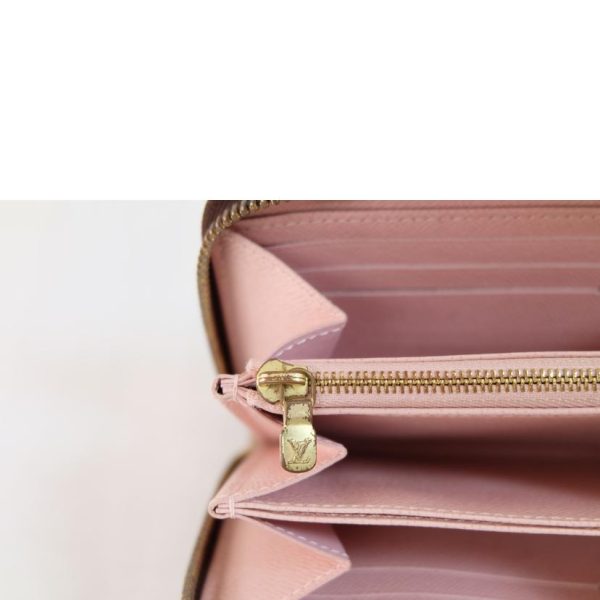 59592 8 Louis Vuitton Zippy Wallet Monogram Rose Ballerine